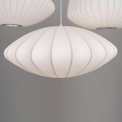 Bubble Pendant Light with Artificial Silk Lampshade - Yiosilamp