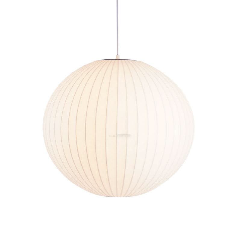 Bubble Pendant Light with Artificial Silk Lampshade - Yiosilamp