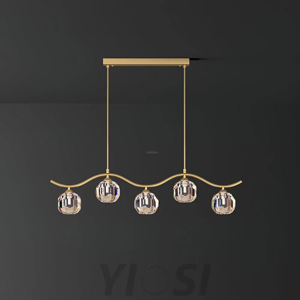 Eara Crystal Chandelier with 3/5/7 heads - Yiosilamp