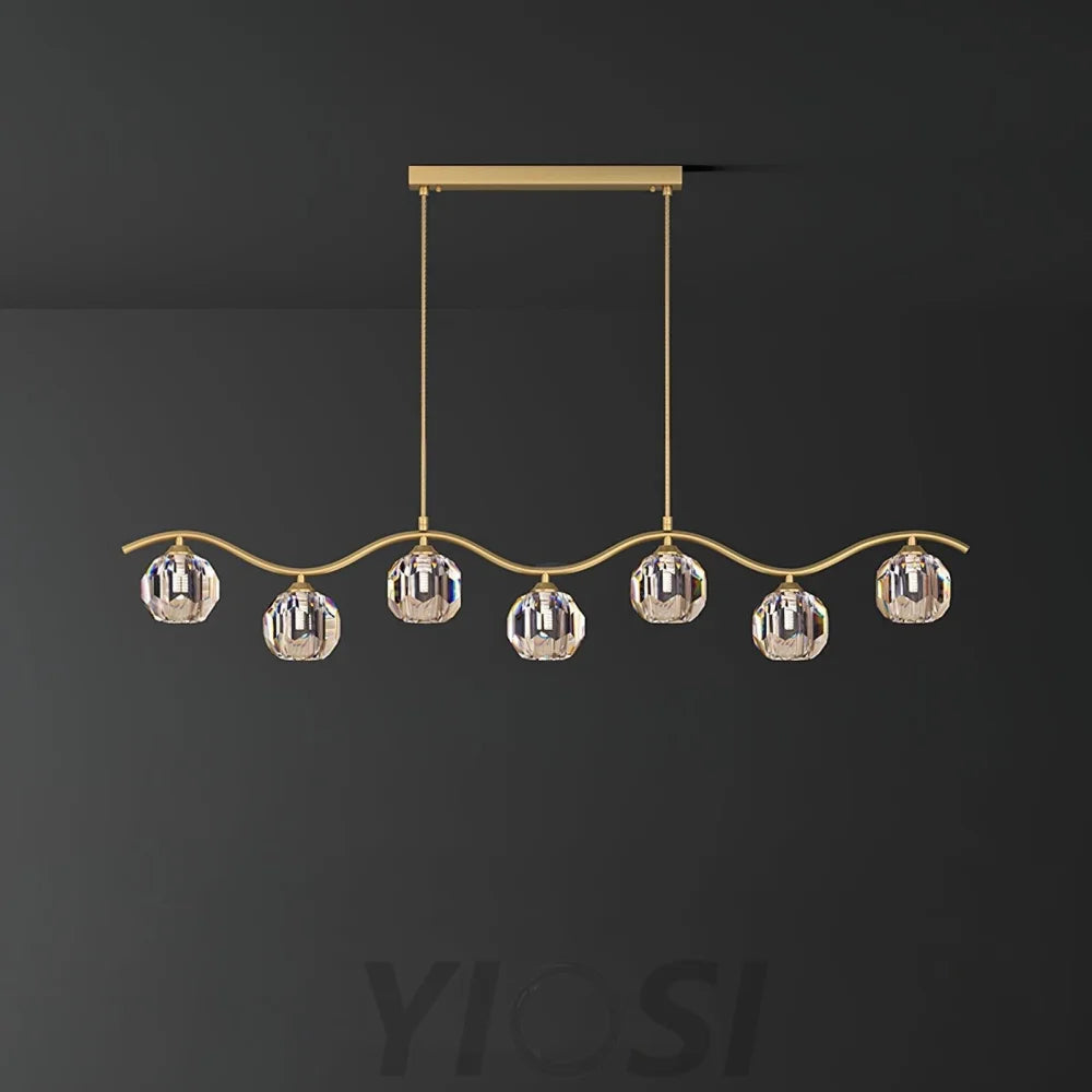 Eara Crystal Chandelier with 3/5/7 heads - Yiosilamp