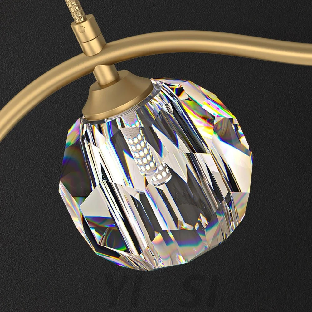 Eara Crystal Chandelier with 3/5/7 heads - Yiosilamp