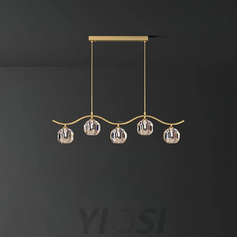 Eara Crystal Chandelier with 3/5/7 heads - Yiosilamp