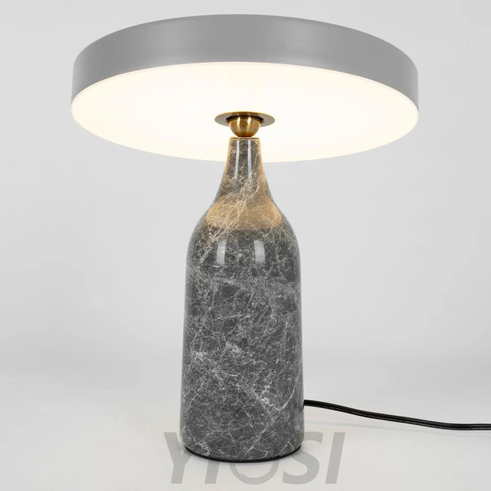 Eddy Table Lamp ∅ 12.6″ - Alabaster-1-Yiosilamp