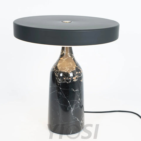 Eddy Table Lamp ∅ 12.6″ - Alabaster-1-Yiosilamp