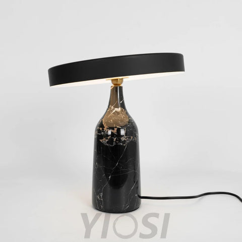 Eddy Table Lamp ∅ 12.6″ - Alabaster-1-Yiosilamp