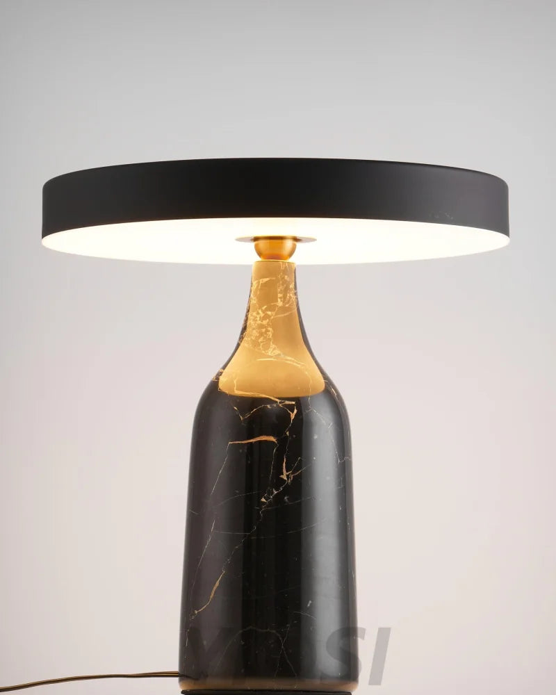 Eddy Table Lamp ∅ 12.6″ - Alabaster-1-Yiosilamp