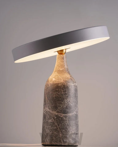 Eddy Table Lamp ∅ 12.6″ - Alabaster-1-Yiosilamp