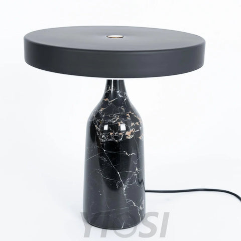 Eddy Table Lamp ∅ 12.6″ - Alabaster-1-Yiosilamp