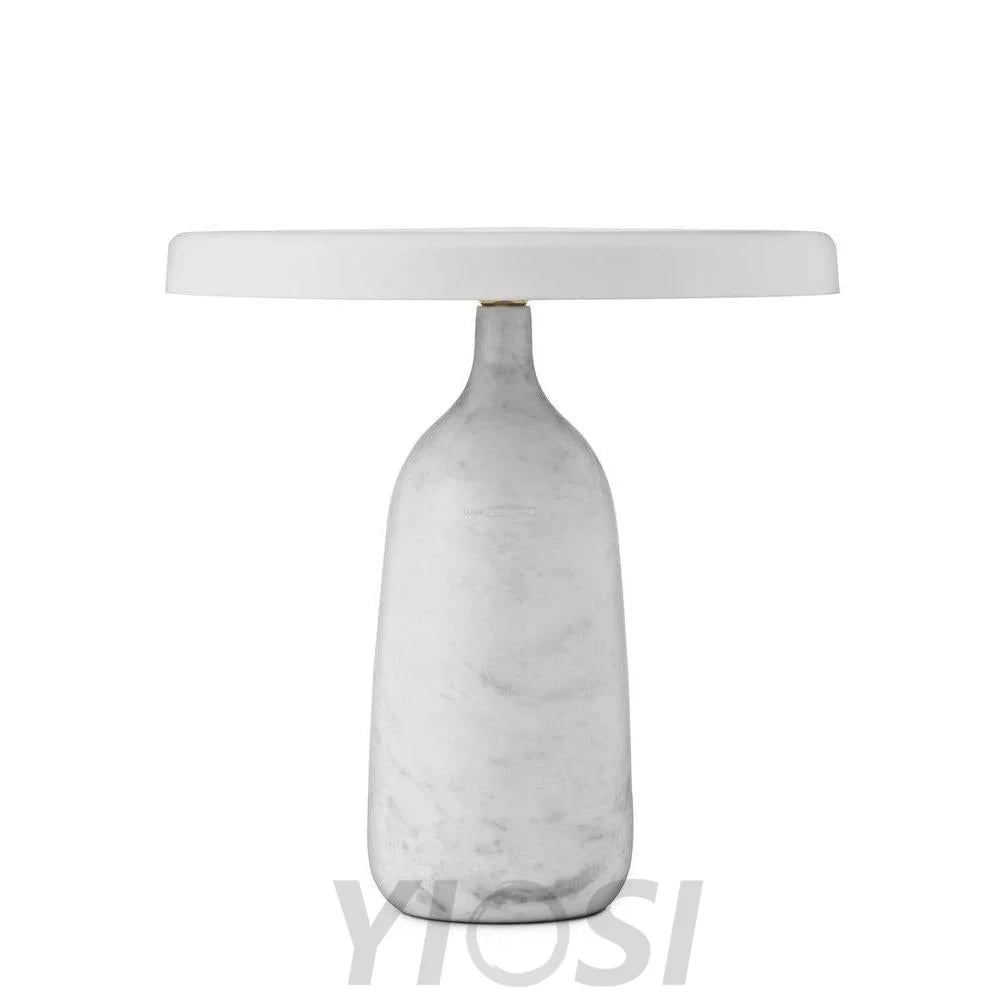 Eddy Table Lamp ∅ 12.6″ - Alabaster-1-Yiosilamp