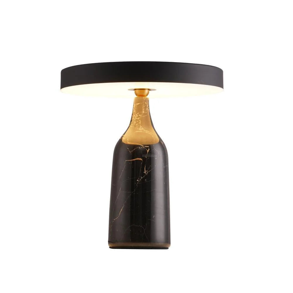 Eddy Table Lamp ∅ 12.6″ - Alabaster-1-Yiosilamp