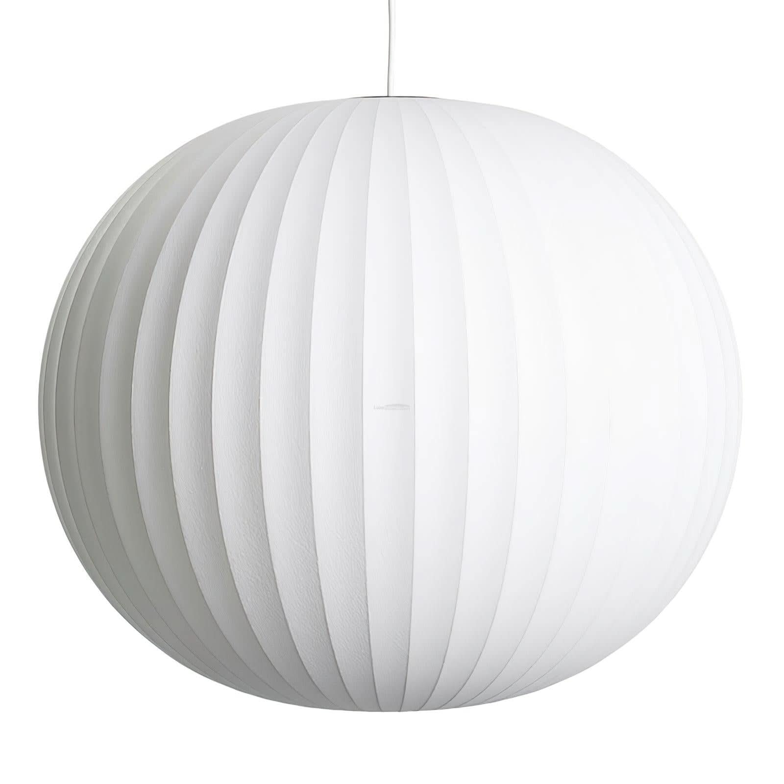 Bubble Pendant Light with Artificial Silk Lampshade - Yiosilamp