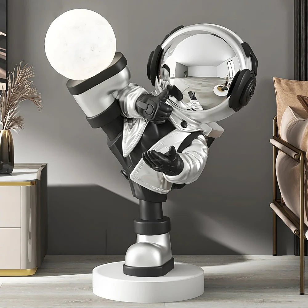 Effort Astronaut Built-in Battery Floor Lamp ∅ 19.6″ - Creature-1-Yiosilamp