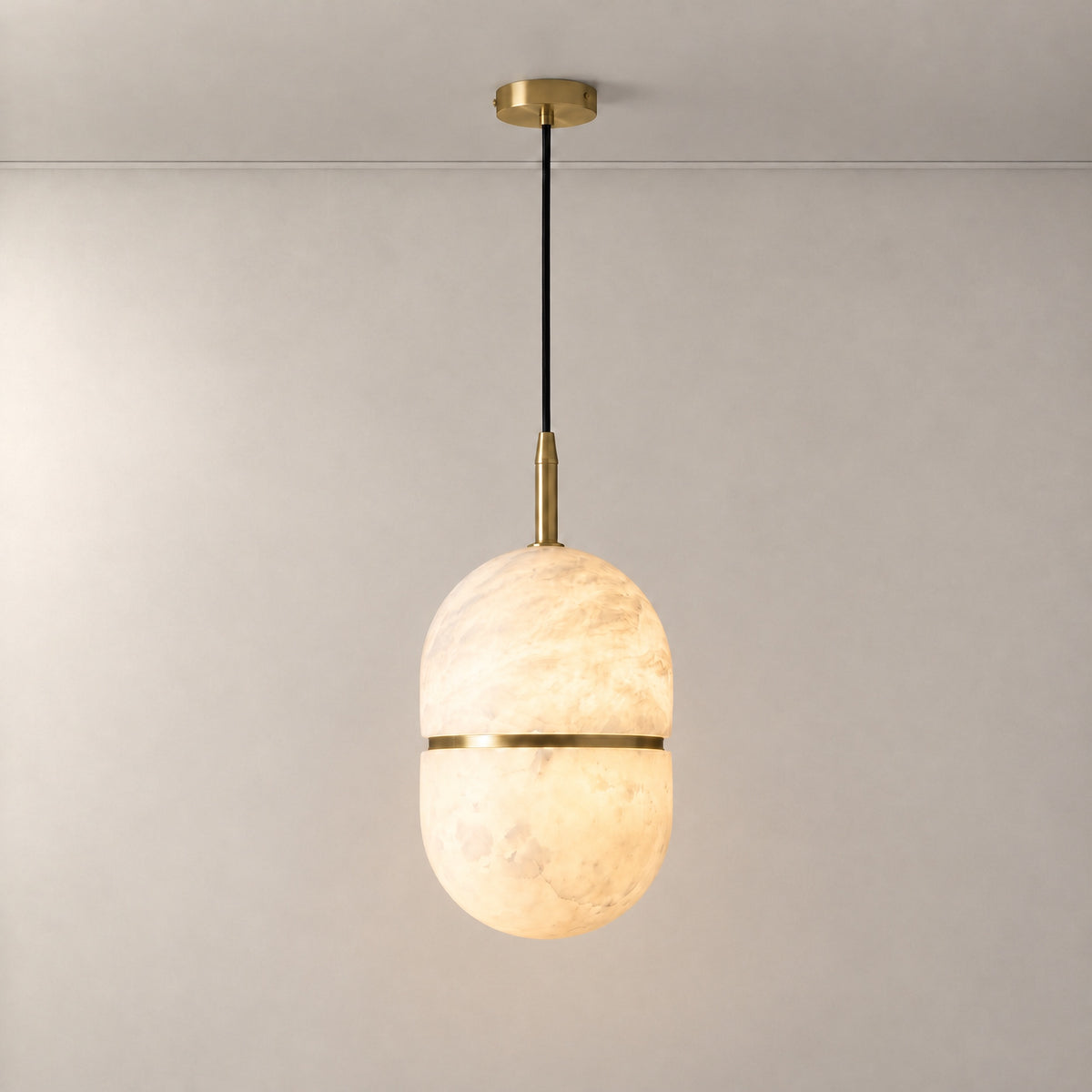 Ellune Modern Alabaster Pendant Lamp