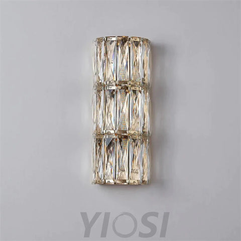 Emilia Modern Crystal Wall Sconce