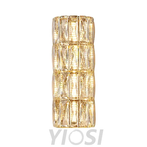 Emilia Modern Crystal Wall Sconce