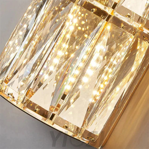 Emilia Modern Crystal Wall Sconce