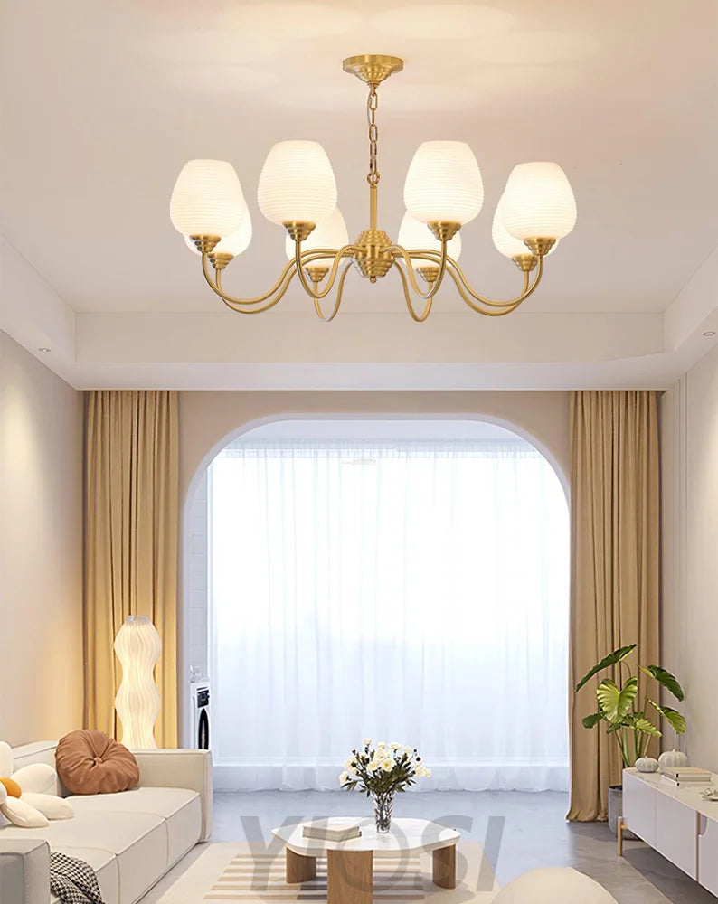 Endon Alton Chandelier with 3/5/8 heads - Bend-1-Yiosilamp