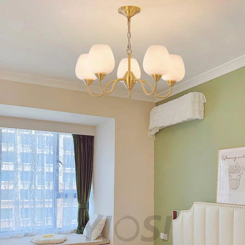 Endon Alton Chandelier with 3/5/8 heads - Bend-1-Yiosilamp