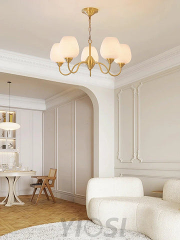 Endon Alton Chandelier with 3/5/8 heads - Bend-1-Yiosilamp