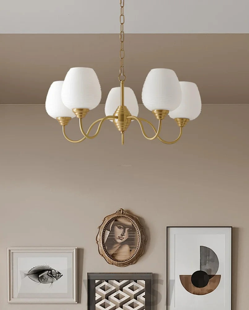 Endon Alton Chandelier with 3/5/8 heads - Bend-1-Yiosilamp