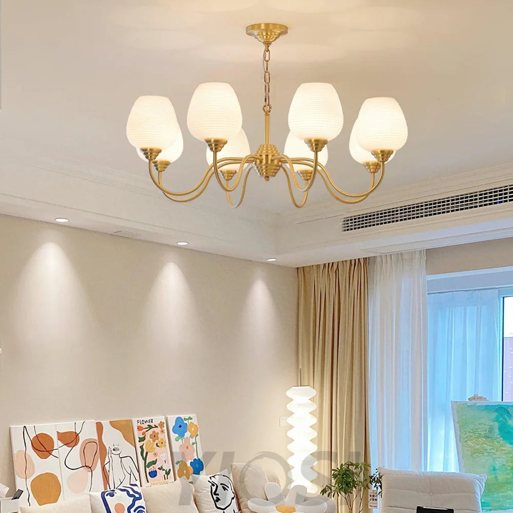 Endon Alton Chandelier with 3/5/8 heads - Bend-1-Yiosilamp
