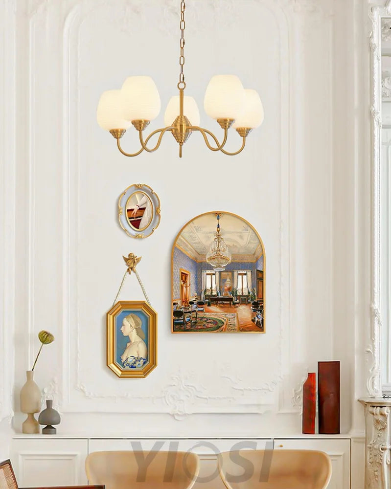 Endon Alton Chandelier with 3/5/8 heads - Bend-1-Yiosilamp