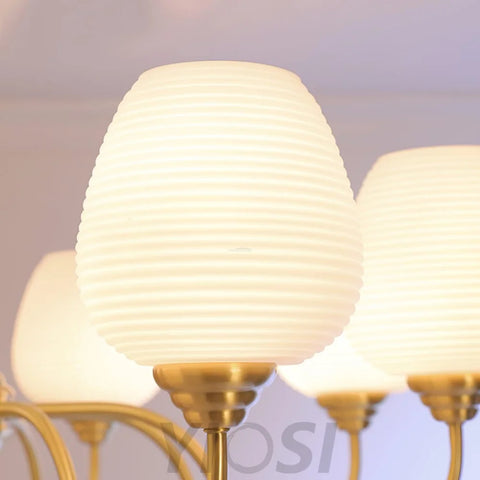 Endon Alton Chandelier with 3/5/8 heads - Bend-1-Yiosilamp