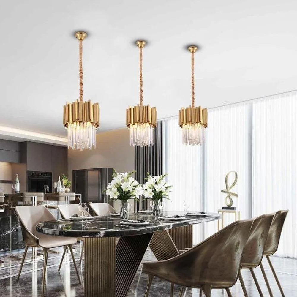 pendant lighting over island