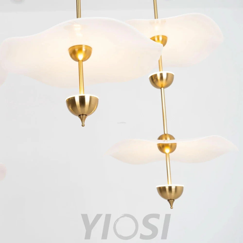 Envolee Double Biscuit Pendant ∅ 15.7″/23.6'' - Yiosilamp