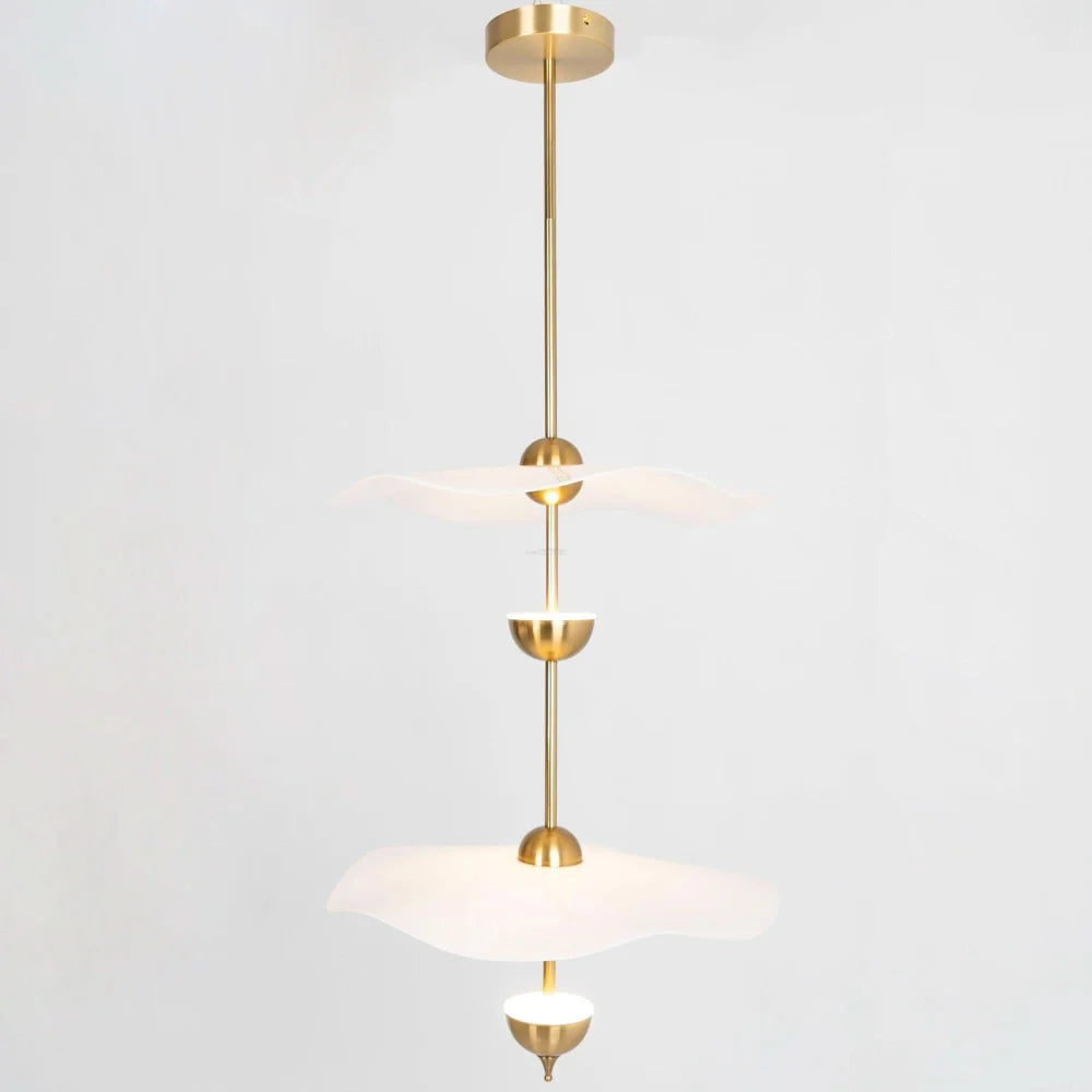 Envolee Double Biscuit Pendant ∅ 15.7″/23.6'' - Yiosilamp