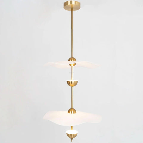 Envolee Double Biscuit Pendant ∅ 15.7″/23.6'' - Yiosilamp