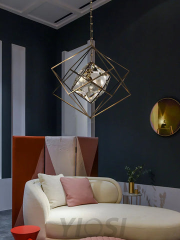 Epic Pendant ∅ 12.8″ x H 12.8″ / Dia 32.5cm x H 32.5cm / Brass Pendant light