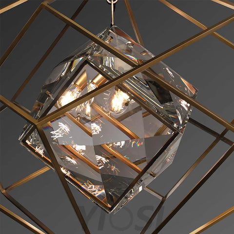 Epic Pendant ∅ 12.8″ x H 12.8″ / Dia 32.5cm x H 32.5cm / Brass Pendant light