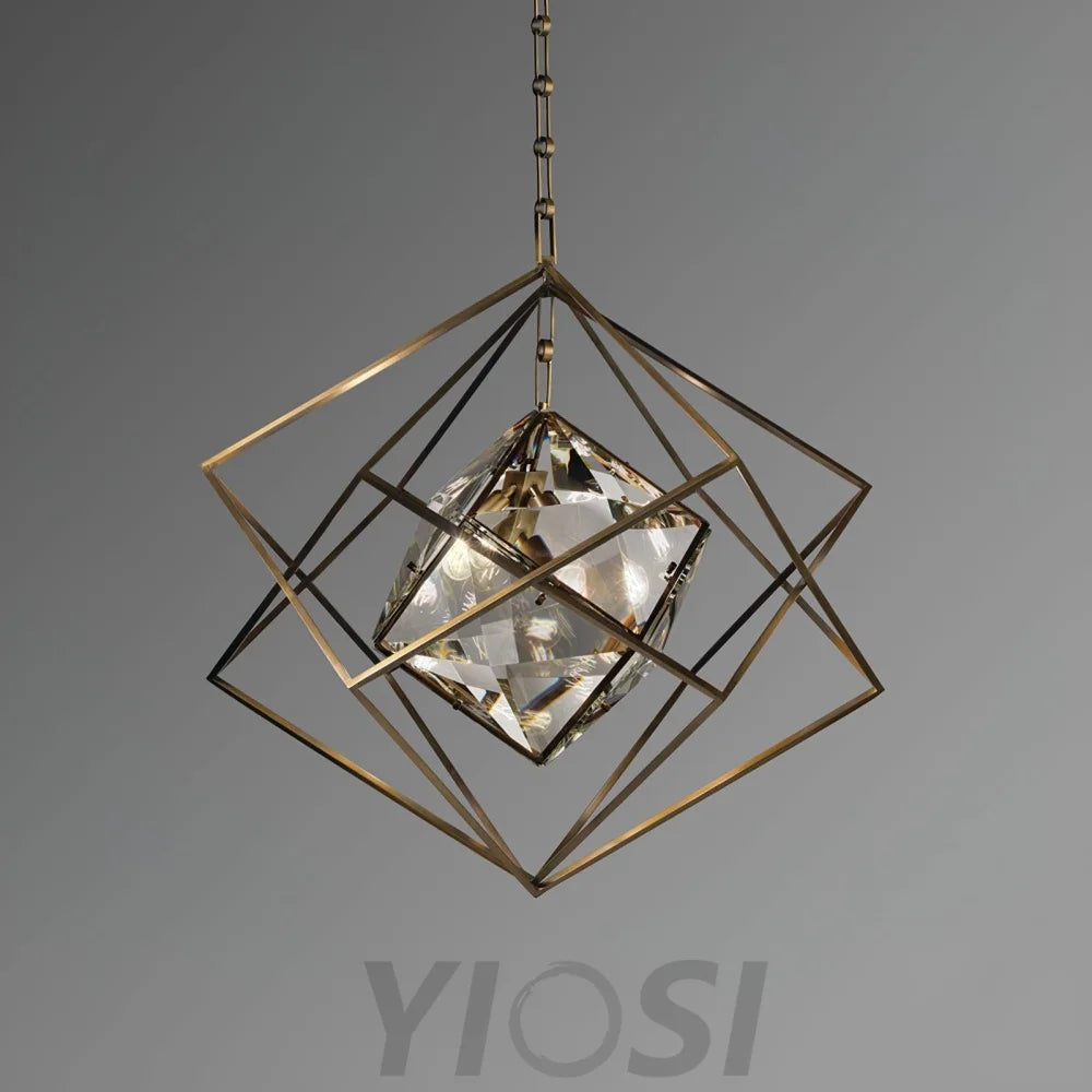 Epic Pendant ∅ 12.8″ x H 12.8″ / Dia 32.5cm x H 32.5cm / Brass Pendant light