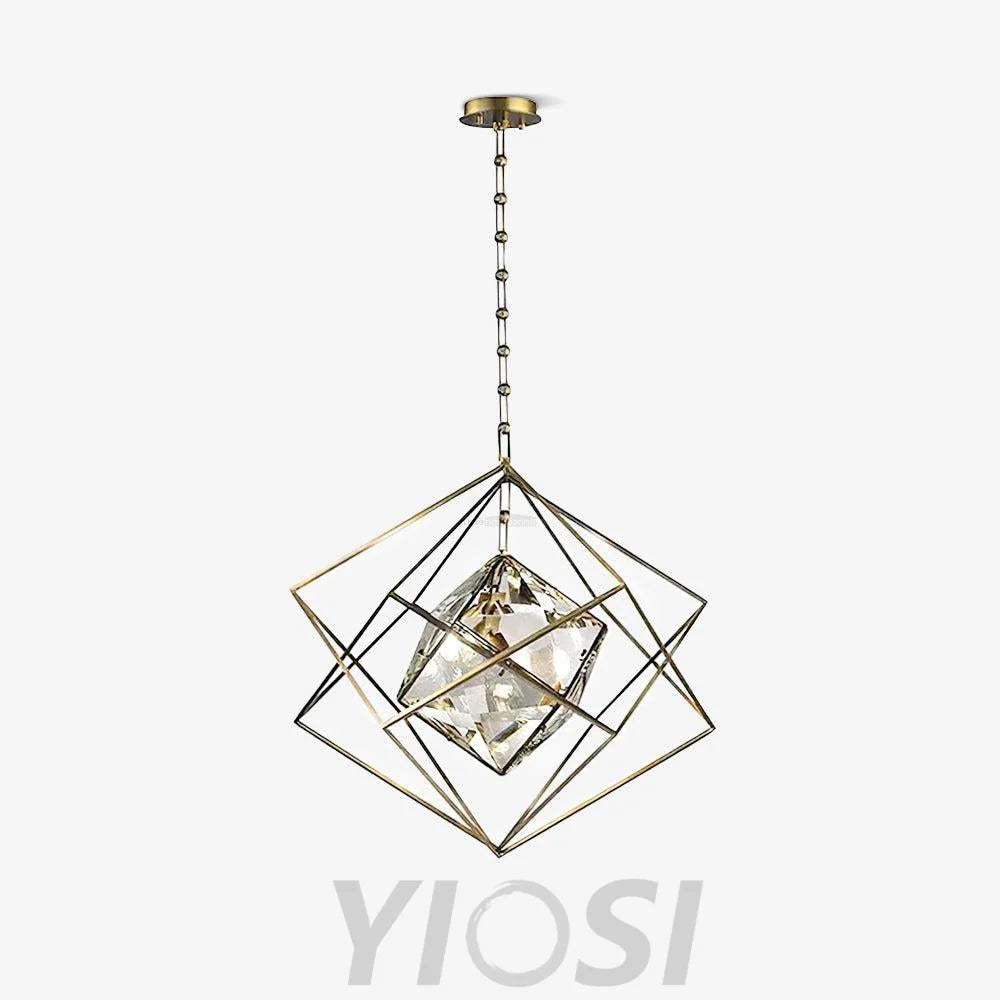 Epic Pendant ∅ 12.8″ x H 12.8″ / Dia 32.5cm x H 32.5cm / Brass Pendant light