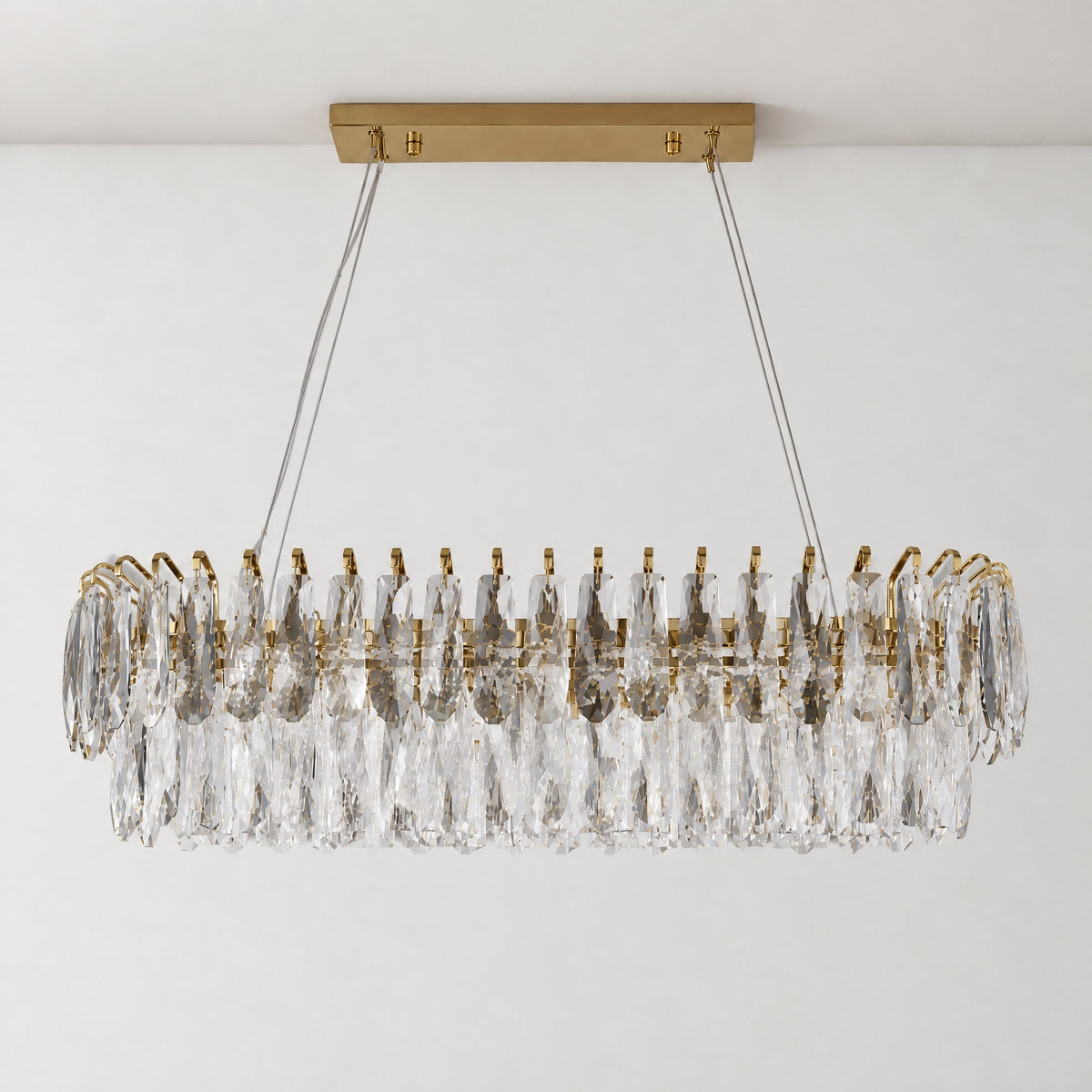 Eterea Crystal Chandelier – lights off