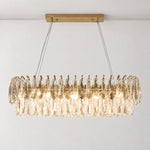 Eterea Crystal Chandelier – lights on