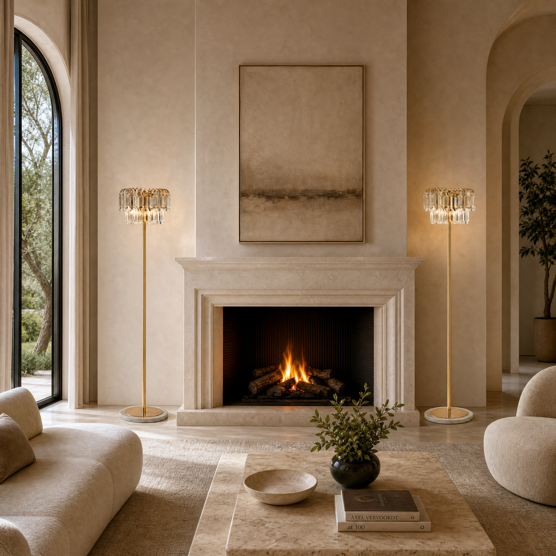 Eterea Crystal Floor Lamp