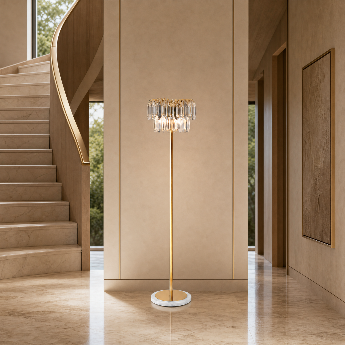 Eterea Crystal Floor Lamp