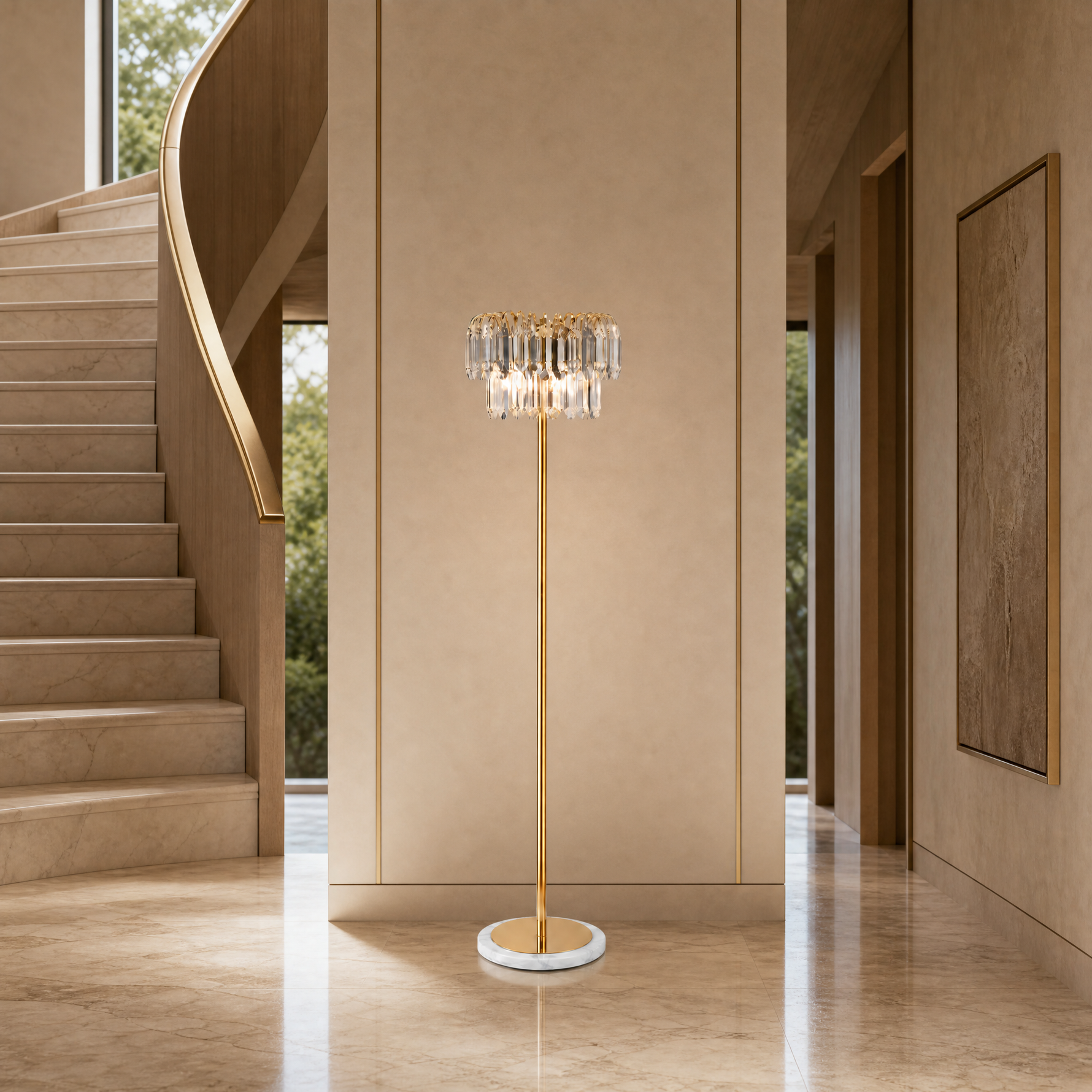 Eterea Crystal Floor Lamp