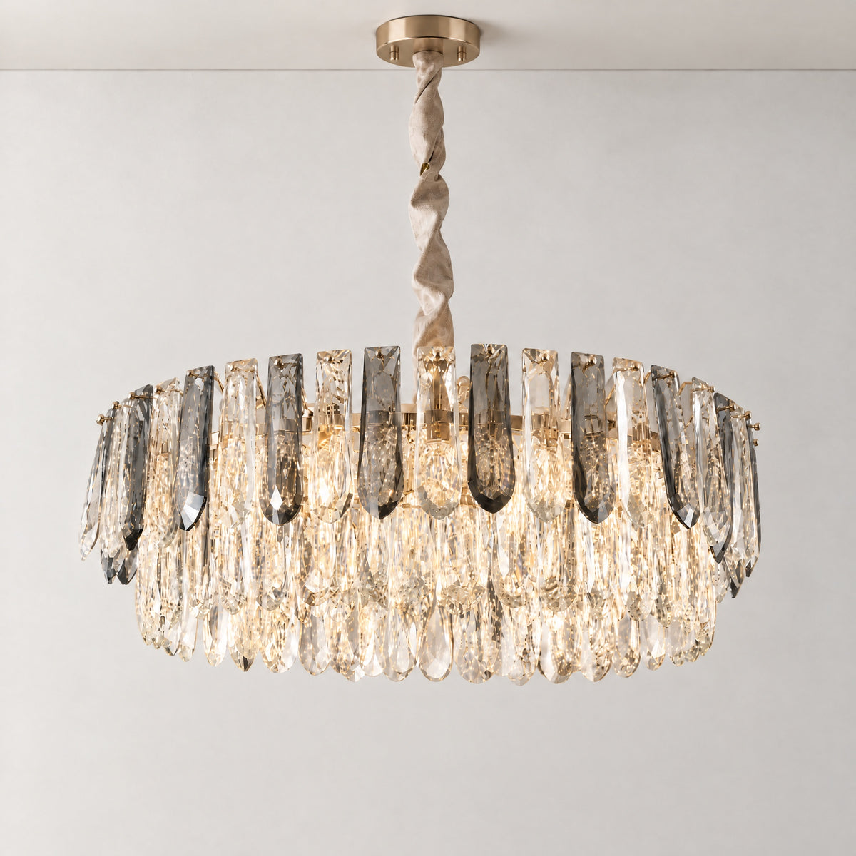 Eterea Crystal Halo Chandelier
