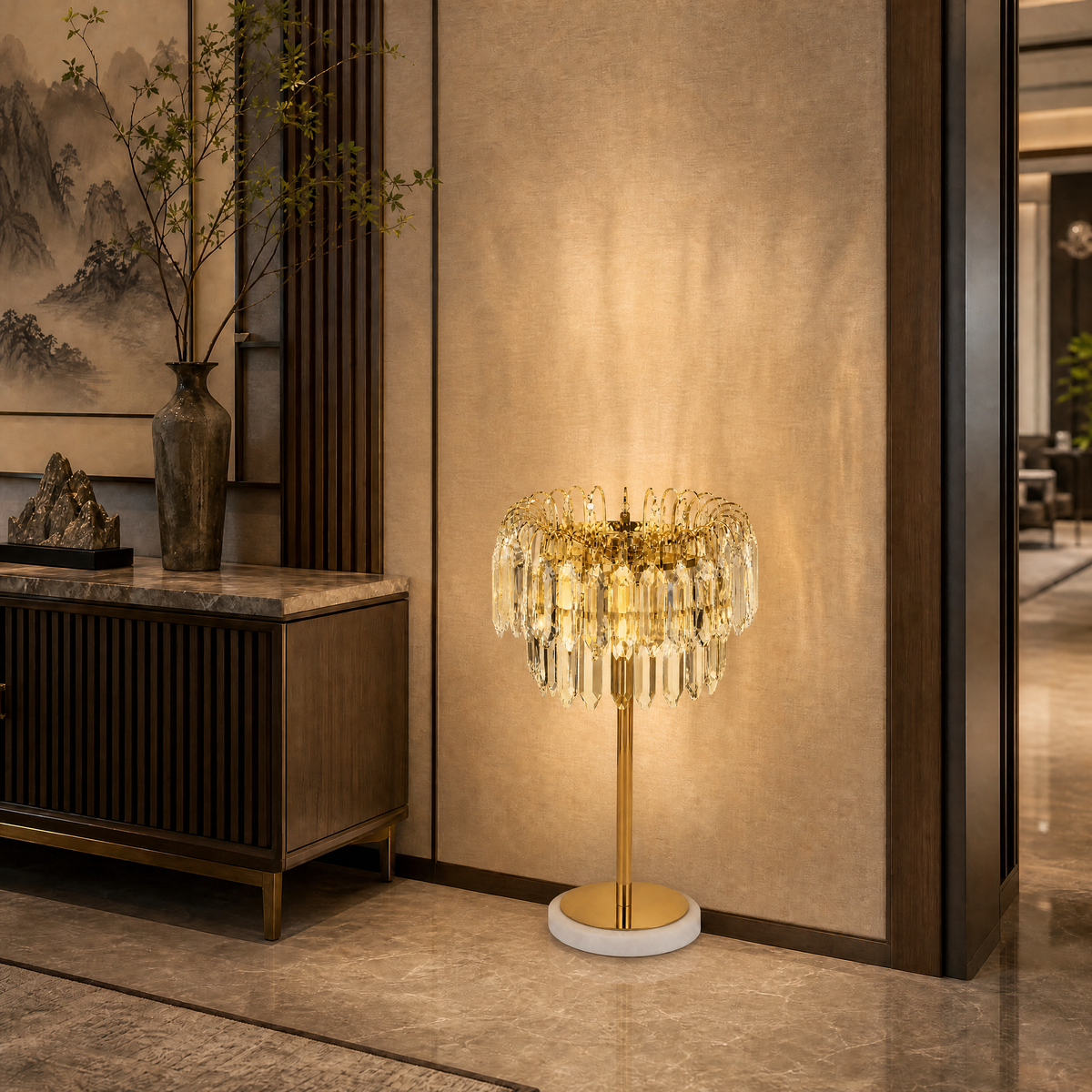 Eterea Crystal Table Lamp