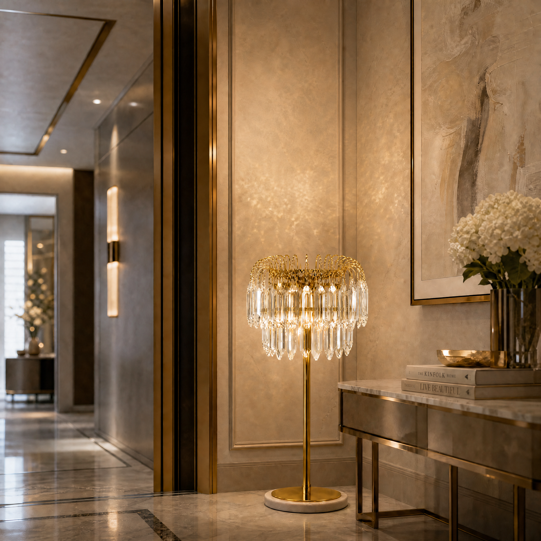 Eterea Crystal Table Lamp