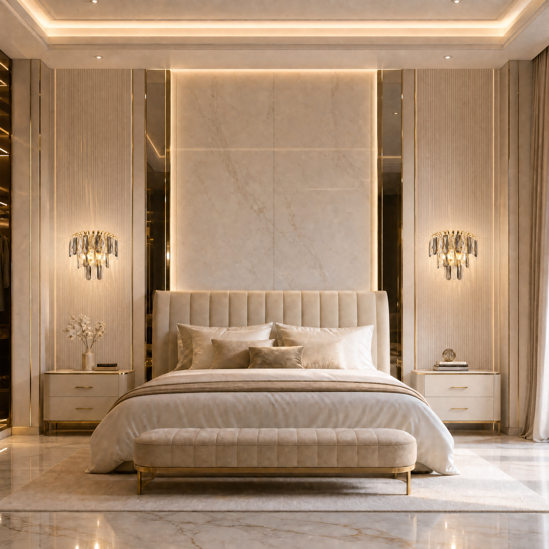 Eterea Crystal Wall Sconce