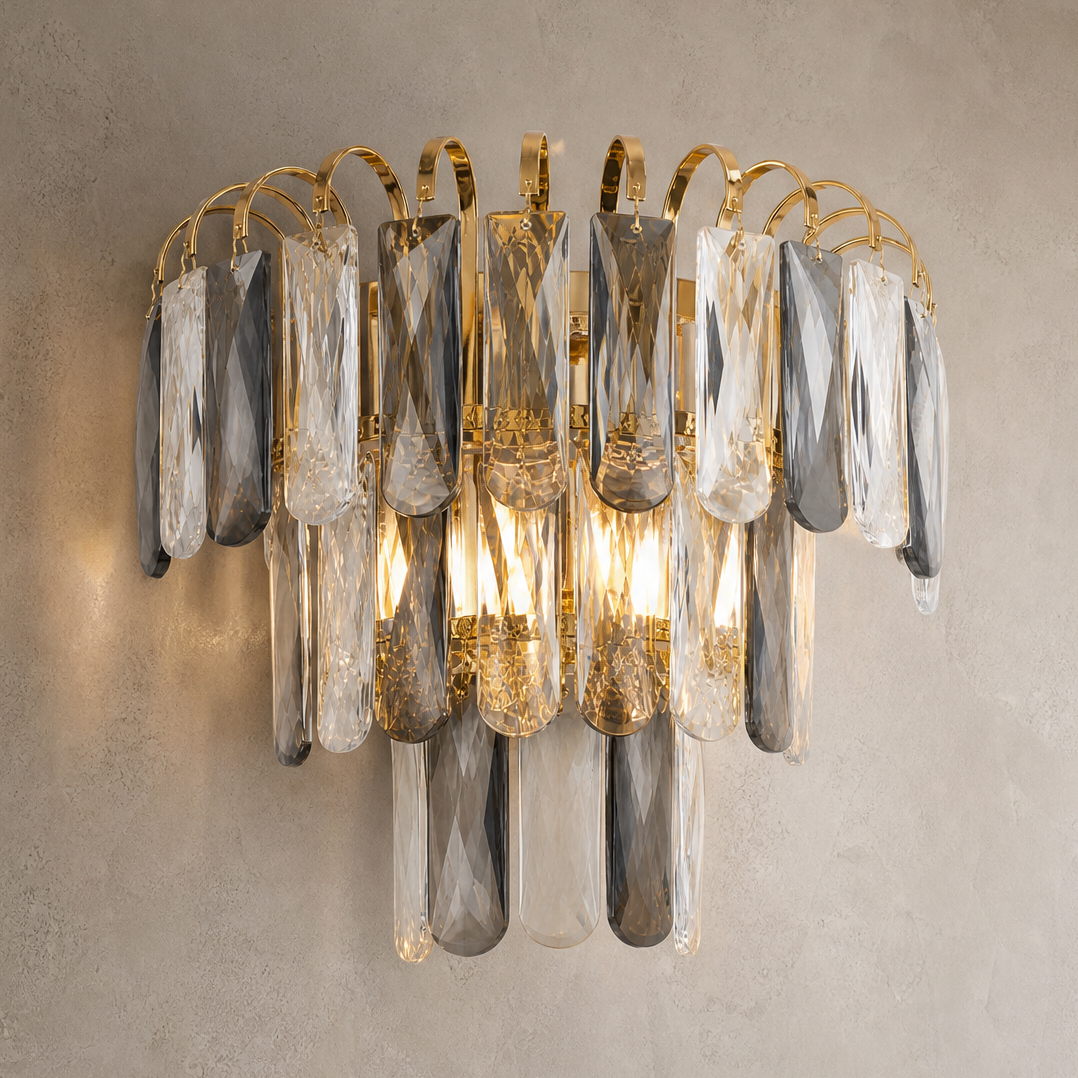 Eterea Crystal Wall Sconce