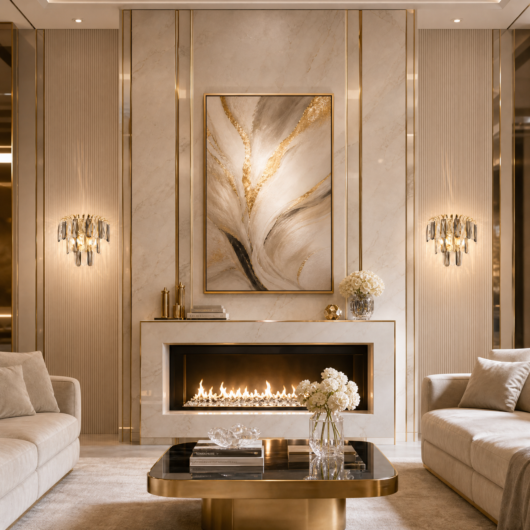 Eterea Crystal Wall Sconce