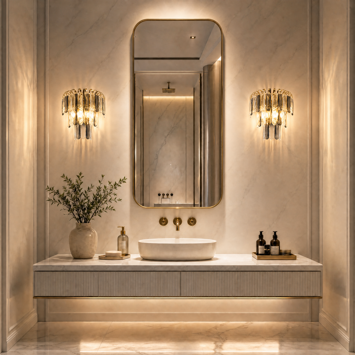 Eterea Crystal Wall Sconce
