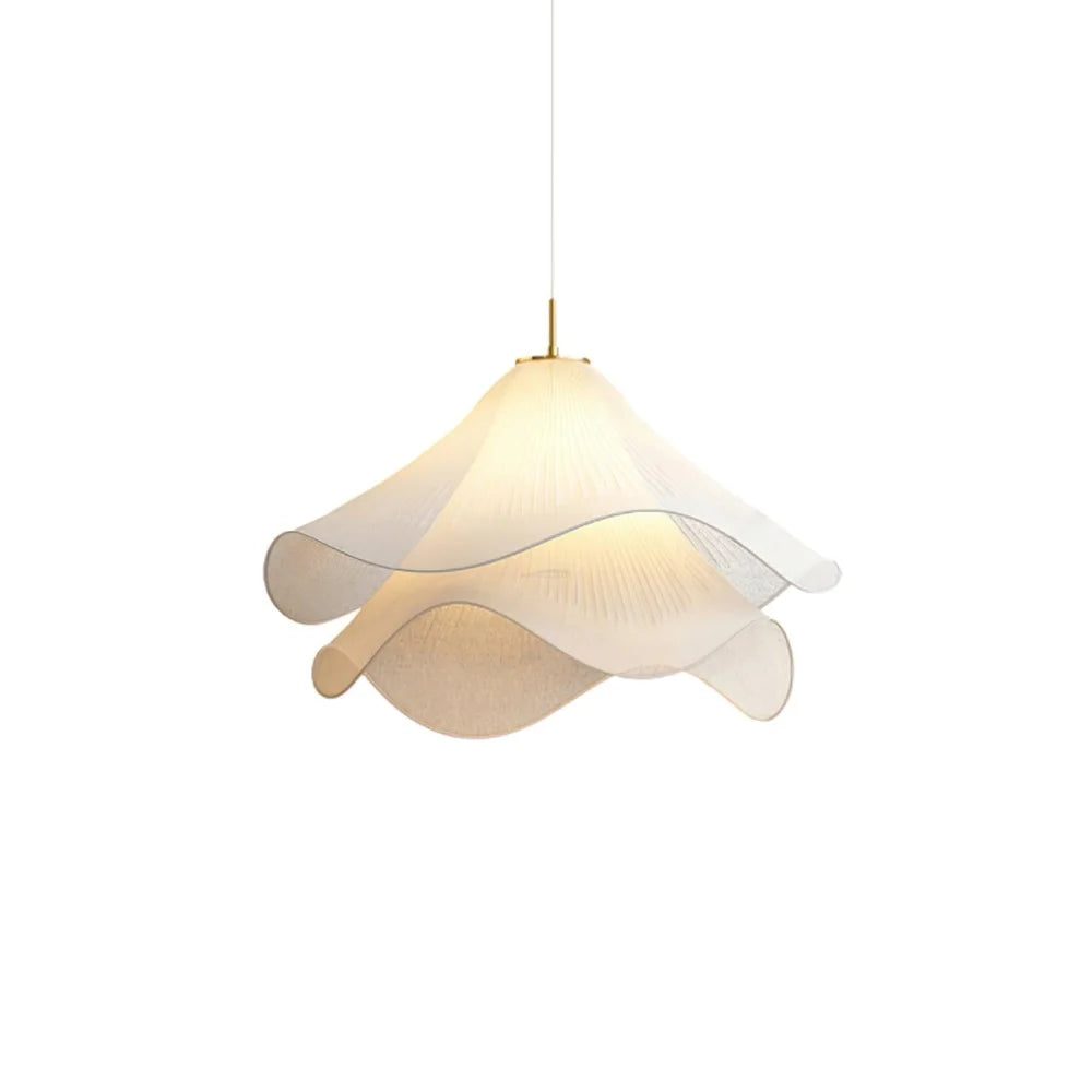 Ethereal Bloom Pendant - Pleated-1-Yiosilamp