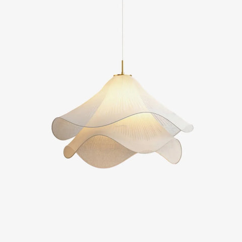 Ethereal Bloom Pendant - Pleated-1-Yiosilamp