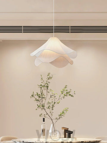 Ethereal Bloom Pendant - Pleated-1-Yiosilamp